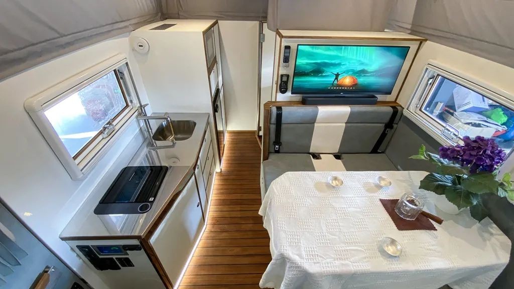 versão de expedição mengshi off-road 4x4 com dispositivo de mídia múltipla