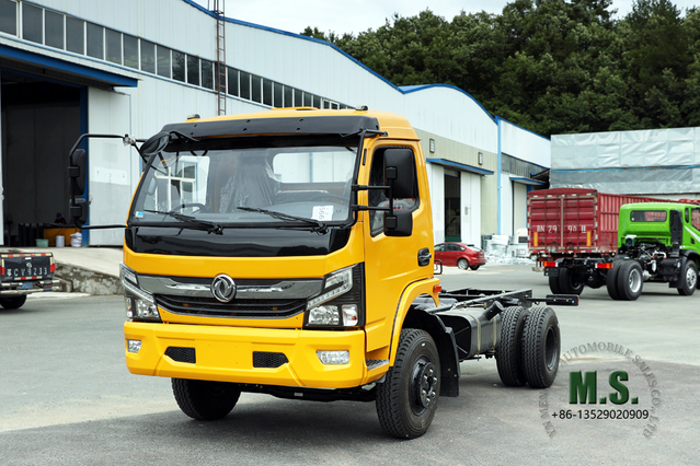 4*2 Dongfeng Caminhão leve Chassis_10T 140 HP Pequeno caminhão diesel para exportação_Custom conversão de direção esquerda/direita Micro caminhão