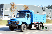 Dongfeng Caminhão basculante 4 × 2 _EQ3092 3.5T Caminhão basculante de cabeça longa para serviços leves _ Caminhão de transporte de mineração _ Veículo especial de exportação