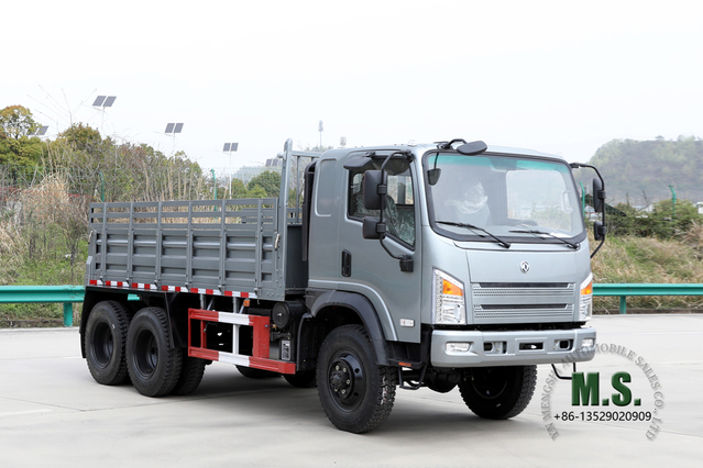 6*6 Dongfeng Caminhão leve para veículos_2.5T EQ2082 Caminhão de cabeça chata atualizado_ 6WD Caminhão pequeno para exportação de pneus rodoviários, veículo especial