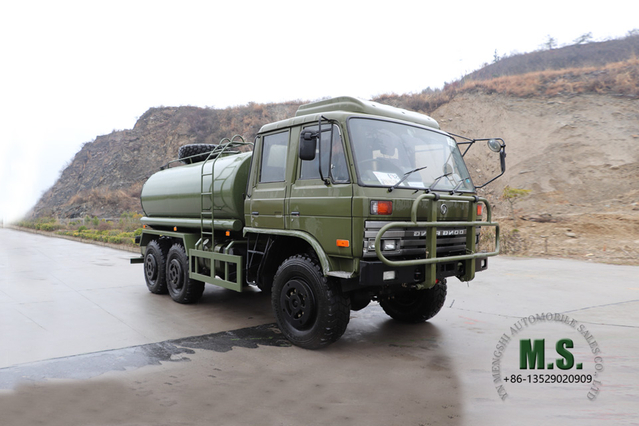 190Hp 10m³ 6x6 Caminhão-tanque off-road_10000L Dongfeng Caminhão tanque de água Tanque de capacidade do motor Cummins para qualquer conteúdo de óleo combustível produtos químicos_Preço direto de fábrica do fabricante