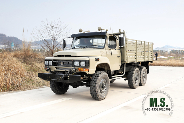 190hp EQ2082 Dongfeng Caminhão off road 6 * 6_Six-wheel drive Long Head Single Row Cab Cargo Truck Conversion Fabricante_Export Special Purpose Vehicle