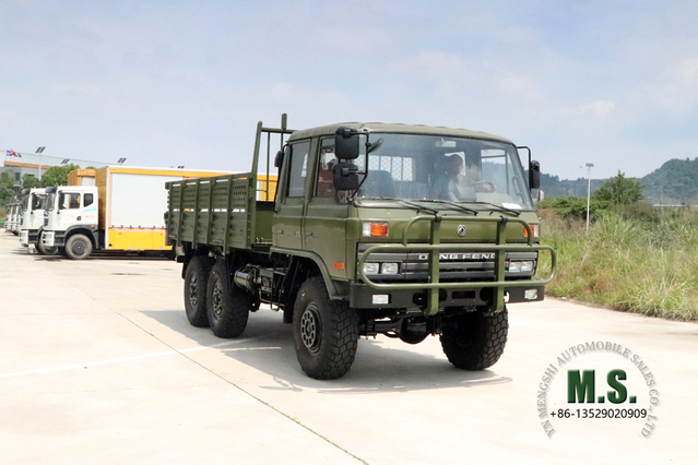 190hp EQ2102 6 × 6 Dongfeng Caminhão off road_Six-wheel drive Flathead Double Row 153 Cab Transportation Truck_Export Special Purpose Vehicle