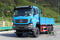 Caminhão off road azul 6*6 Dongfeng veículo especial de exportação de veículo de carga AWD de cabeça chata