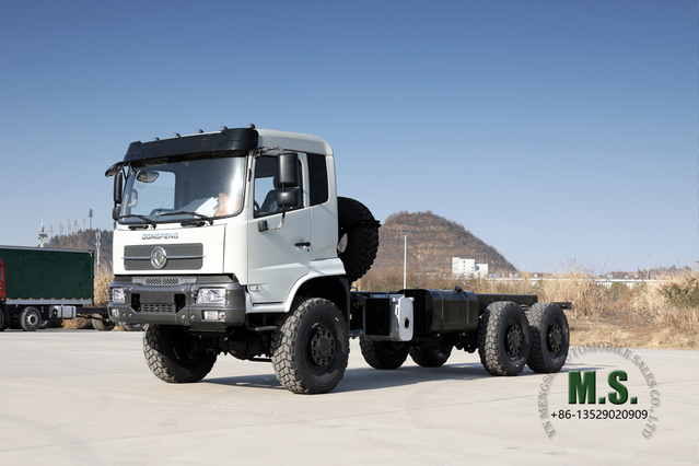 Dongfeng Chassis especial 6*6 gasto_Chassis de veículo especial off-road com tração nas seis rodas_Dongfeng Chassis de exportação de 18 toneladas