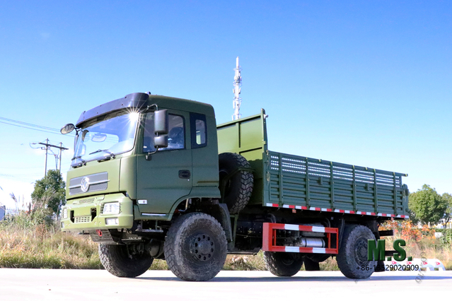 4WD Dongfeng Caminhão basculante_210HP 9T Flathead One-and-a-half Tipper Truck_Mining Trucks Export Special Dump Vehicle