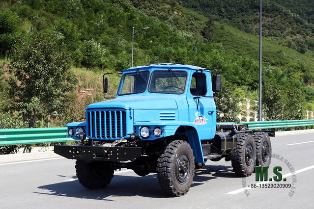 Dongfeng Chassi off-road 6x6_EQ2082E6D com ponta de vidro duplo 140 Truck Chassis_170/190hp Chassi de veículo com grade