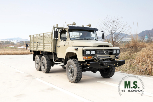 190hp EQ2082 Dongfeng Caminhão off road 6 * 6_Six-wheel drive Long Head Single Row Cab Cargo Truck Conversion Fabricante_Export Special Purpose Vehicle