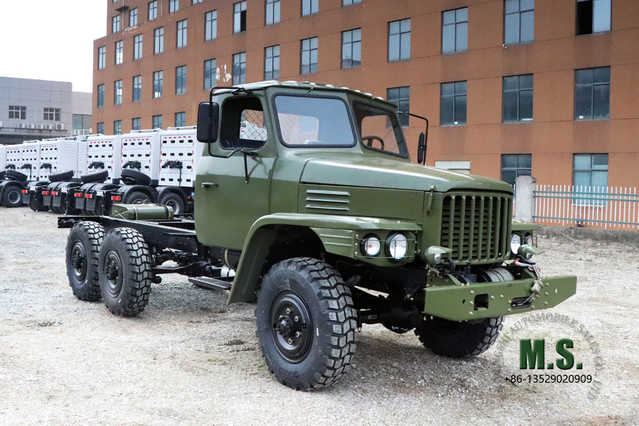 Dongfeng Chassi de caminhão off-road pontiagudo 6WD Conversion_EQ2082E6DJ Chassi de caminhão off-road_Double Glass 25Y_6 * 6 EQ240 Chassis