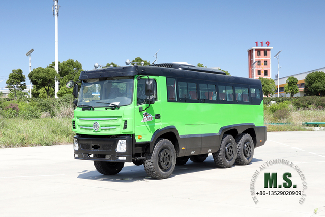 6X6 Dongfeng Ônibus off road de 8M_Ônibus de resgate de 25 lugares e 210hp_Ônibus especial de exportação de seis unidades