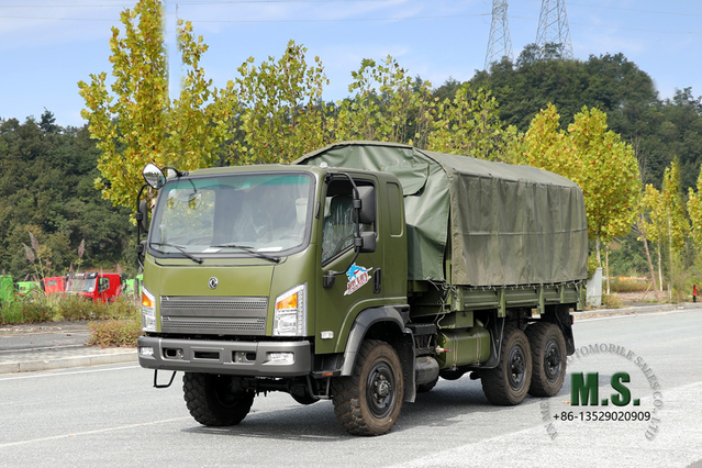 Dongfeng Caminhão off-road 6x6 Flathead_EQ2082 Caminhão off-road a diesel_Dongfeng 240 Veículo off-road civil para exportação