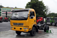 4×2 Dongfeng Chassi de caminhão leve de 140 HP_10T Caminhão diesel pequeno para exportação_Conversão personalizada de caminhão comercial com volante à esquerda/direita