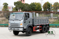 6*6 Dongfeng Caminhão leve para veículos_2.5T EQ2082 Caminhão de cabeça chata atualizado_ 6WD Caminhão pequeno para exportação de pneus rodoviários, veículo especial