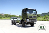 Dongfeng Chassi resistente off-road 6x6_ 340HP com tração nas seis rodas de longa distância, fabricante de conversão de chassi de caminhão de carga, exportação de chassi de veículo para fins especiais