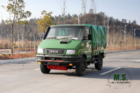 Caminhão off road IVECO com tração nas quatro rodas 4*4, cabeça curta, fileira única, micro caminhão leve, veículo para fins especiais de exportação