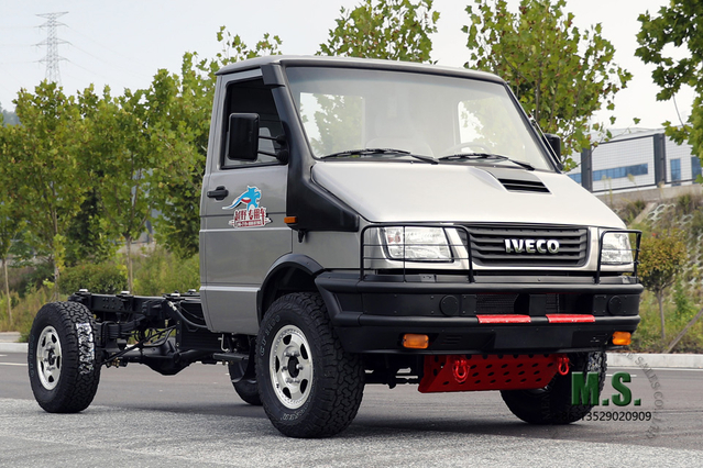 PRATA IVECO Four Drive Off Road Chassis 4WD Cabeça Curta Multifuncional Chassis Exportação Chassi de Veículo Especial