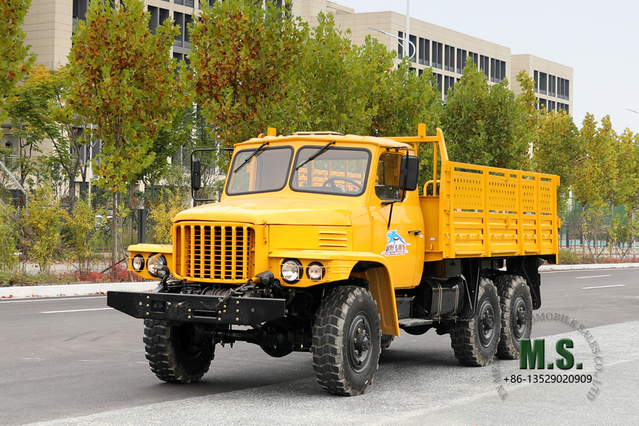 Dongfeng Caminhão diesel de vidro duplo de cabeça longa 6X6_EQ240 4T Caminhão off-road civil_EQ2082 Veículo de transporte de tropas off-road Y25 de cabeça pontiaguda