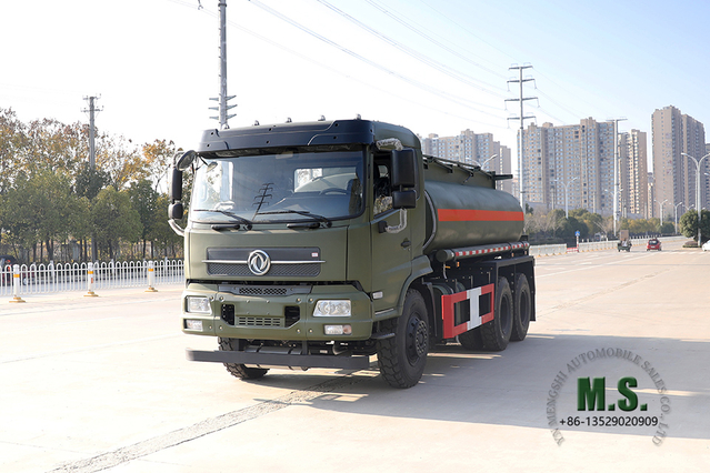 Caminhão-tanque de água 6 * 4 210 HP_Dongfeng Caminhão-tanque de água com cabine chata para venda_Dongfeng Veículo especial de exportação