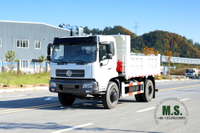 4×2 Dongfeng Caminhão basculante fora de estrada_ Caminhões basculantes de uma fileira e meia de cabeça chata Caminhões de mineração para venda_Exportar veículo para fins especiais