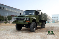 170HP Dongfeng EQ2082E6D Caminhão 6WD_6×6 Caminhão off-road de fileira única pontiagudo_Dongfeng Caminhão personalizado com tração nas seis rodas, veículo para fins especiais de exportação