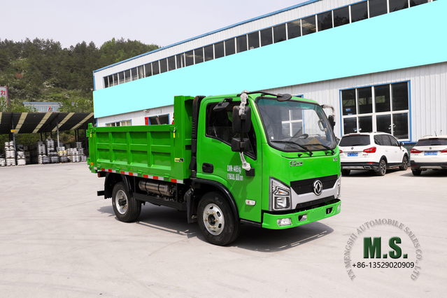 Dongfeng Caminhão basculante pequeno Yunlong 4*2_Dongfeng Caminhão de mineração EQ3040GP6_ Fabricante de veículos basculantes leves de exportação Euro 6 5T