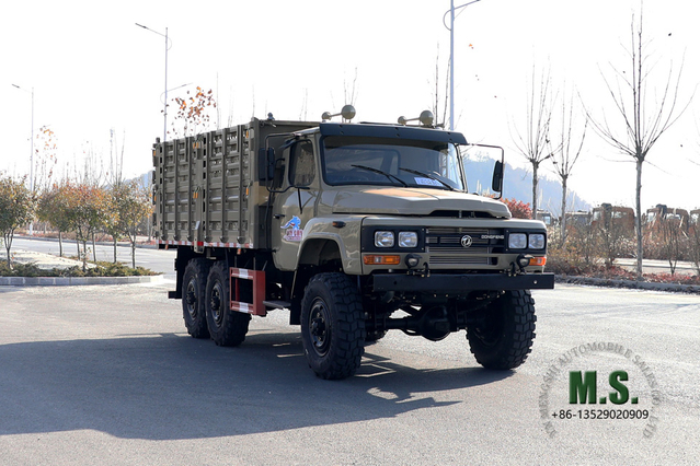 170hp 6 × 6 Dongfeng EQ2082 Caminhão basculante Caminhão basculante _Six-wheel Drive Pontiagudo Linha Única Mina Caminhões de mineração_Exportar veículo para fins especiais
