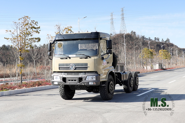 Dongfeng 6 * 6 Chassi Off Road 190hp Chassi Flathead com tração nas seis rodas para venda_Conversão Fabricante Exportação Chassi Especial