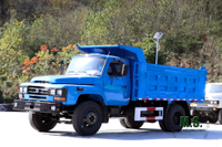 Dongfeng Caminhão basculante 4*2 EQ3092 Caminhão leve de mineração de cabeça longa_Site Transporte de caminhão basculante de transporte de pedra_3.5T Fabricante de veículo basculante comercial