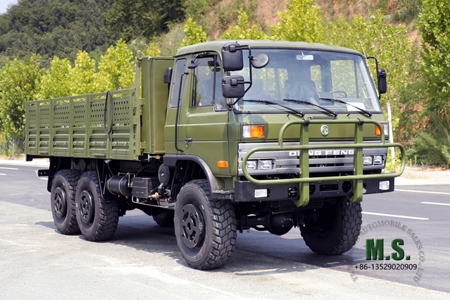 EQ2102 Dongfeng Caminhão off-road de fileira dupla 6WD_3,5 toneladas de cabeça plana diesel veículo off-road para exportação de veículo especial