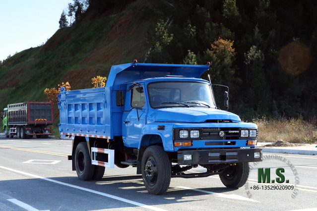 Dongfeng Caminhão basculante 4 × 2 _EQ3092 3.5T Caminhão basculante de cabeça longa para serviços leves _ Caminhão de transporte de mineração _ Veículo especial de exportação