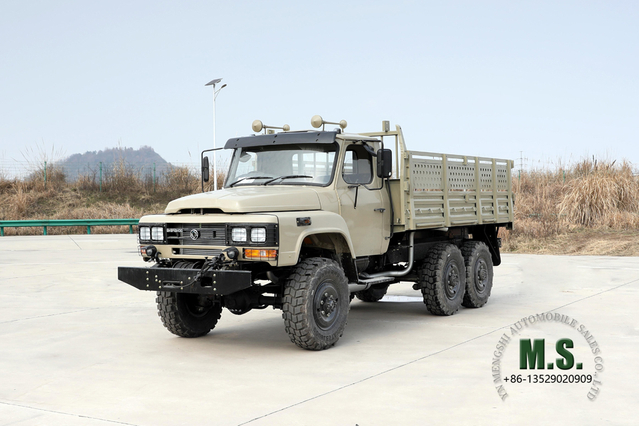 Dongfeng Caminhão off-road de cabeça longa 6*6 2.5T_6WD EQ240 Tip Carrier_Classic Six Drive Pointed Head Caminhão off-road de exportação de veículo especial