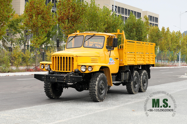 Dongfeng EQ2082 6X6 Diesel Truck_4T Long Head Double-glass Civil Off-road Y25 Carrier Truck_Six Wheel Drive Dongfeng Veículo para fins especiais de exportação