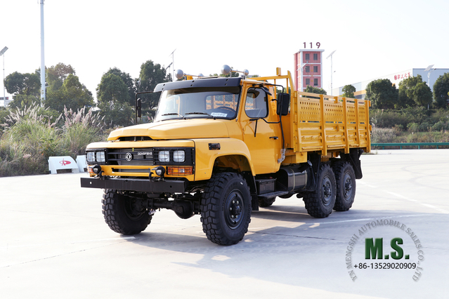 170hp Dongfeng Caminhão off-road com tração nas seis rodas_6 * 6 EQ2082 Veículo a diesel com cabeça pontiaguda de fileira única _Exportar veículo para fins especiais