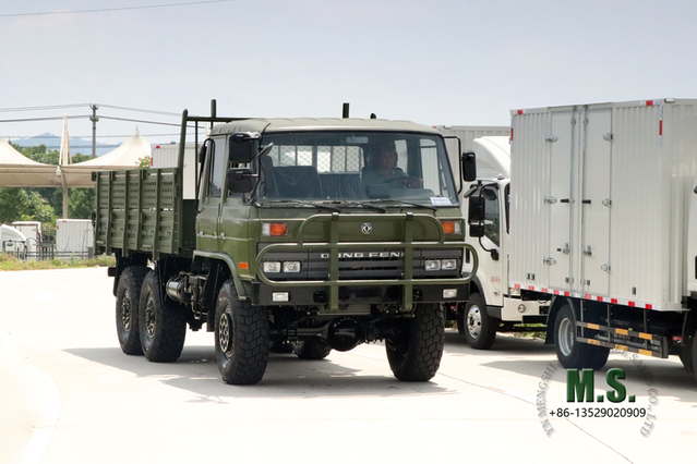 EQ2102 Dongfeng Caminhão off-road com tração nas seis rodas_3.5T 153 Flathead Row a Half Cab Diesel Vehicle_6 * 6 Caminhão de transporte Exportação de veículo para fins especiais