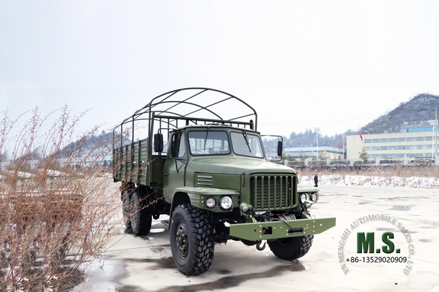 Dongfeng Caminhão off-road 6WD EQ2100_6 * 6 Veículo off-road clássico de cabeça longa_245 Tip Diesel 3.5 T Transportador de tropas Veículo especial de exportação