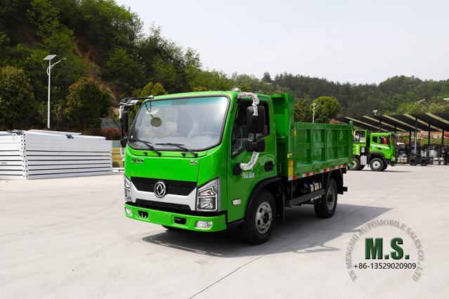 Dongfeng Caminhão basculante pequeno Yunlong 4*2_Dongfeng Caminhão de mineração EQ3040GP6_ Fabricante de veículos basculantes leves de exportação Euro 6 5T