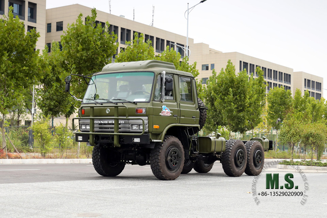 Dongfeng Modificação do chassi off-road 6WD de fileira dupla 2102N_6 * 6 Flathead Double Row 153 caminhões off-road para venda e exportação_6 × 62102N Veículo especial