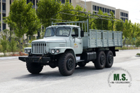 Dongfeng EQ2100 Caminhão fora de estrada com tração nas seis rodas_190hp Caminhões de cabeça pontiaguda com postes_6 × 6 Veículo para fins especiais de exportação