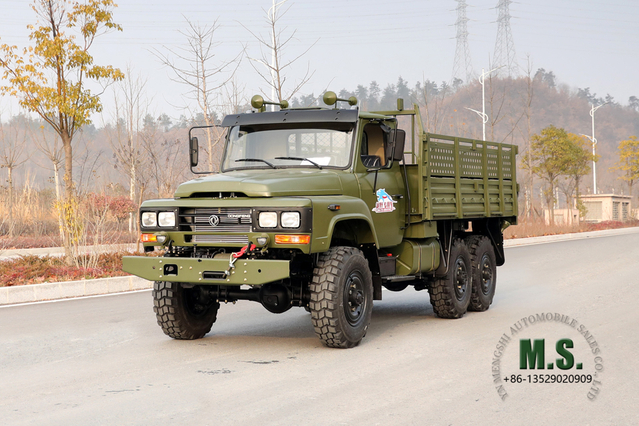 EQ2082 Dongfeng 6 * 6 Caminhão Off Road_Six-wheel drive Long Head Single Row Cab Cargo Truck Conversion Fabricante _Export Special Purpose Vehicle