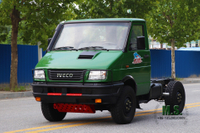 Verde quatro unidades IVECO Off Road Chassis Cabeça Curta Única Linha Multifuncional Chassis Exportação Chassi de Veículo Especial