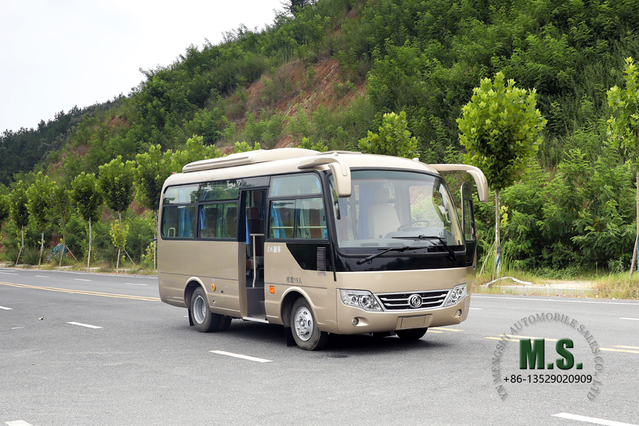 Dongfeng Ônibus de tamanho médio com 19 lugares_Ônibus de exportação de 115hp_Ônibus de eixo único de 6m para moradores