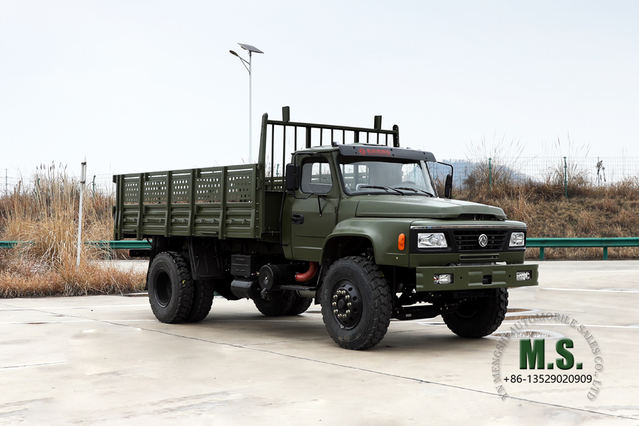 Caminhão fora de estrada 4X2_Dongfeng Caminhão de transporte com cabine única de vidro pontiagudo de uma peça_Exportar veículo para fins especiais