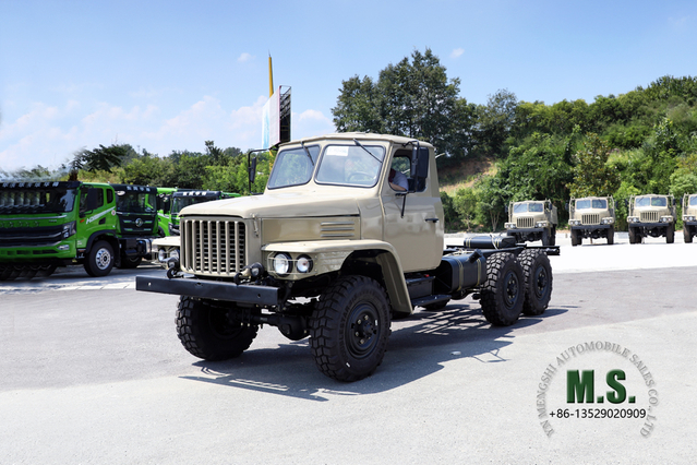 Dongfeng Chassi de 6 rodas com tração a diesel Vehicle_EQ2082 Chassi de caminhão off-road de ponta única com tração completa e chassi especial de exportação