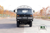 Six Drive Dongfeng Caminhão off-road_Black 6 * 6 EQ2102 153 Flathead Row meia cabine com poste Diesel Vehicle_Transport Truck Export Special Purpose Vehicle