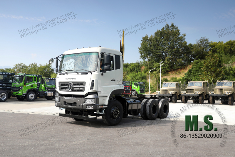 Dongfeng 6x6 Caminhão de serviço pesado imagens da vida real 