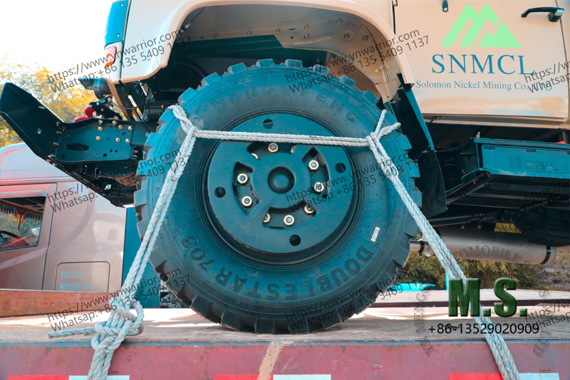 how fix the truck when shipping it by land 