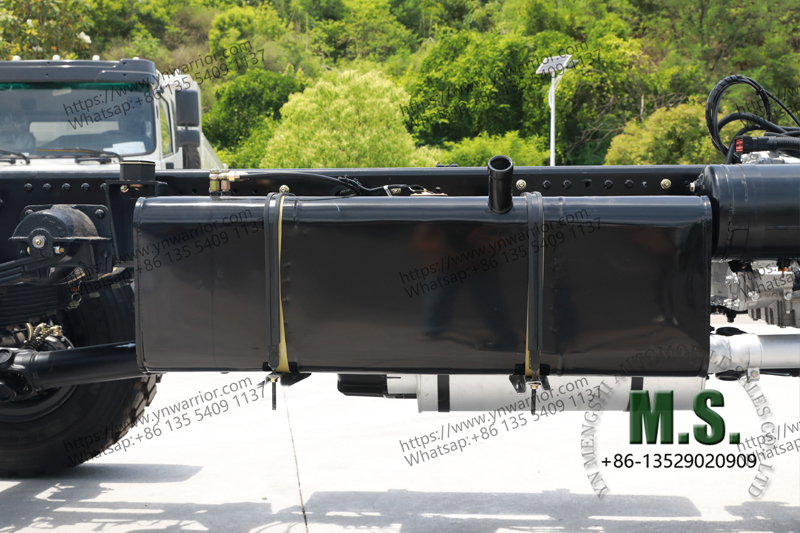 rolling chassis manufacturer direct double fuel tank 