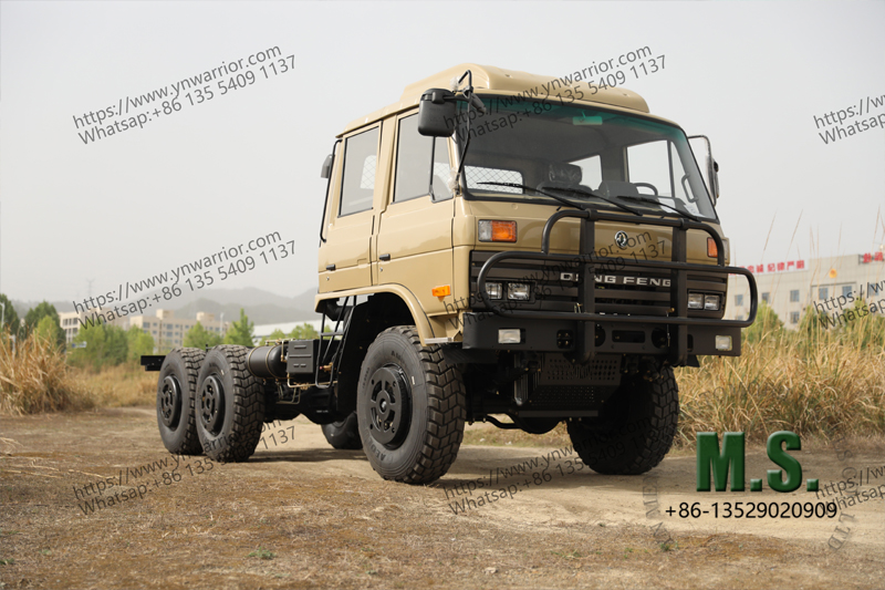 Dongfeng 6x6 Caminha de caminhão de linha dupla de 6x6 Off-roading 