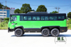 210 HP 27 assentos 6x6 Off-road Commute Bus_Cummins Engine 6WD 10,5 toneladas de GVW com volante à esquerda/direita Qualidade militar para estradas difíceis_Design de cor direta do fabricante