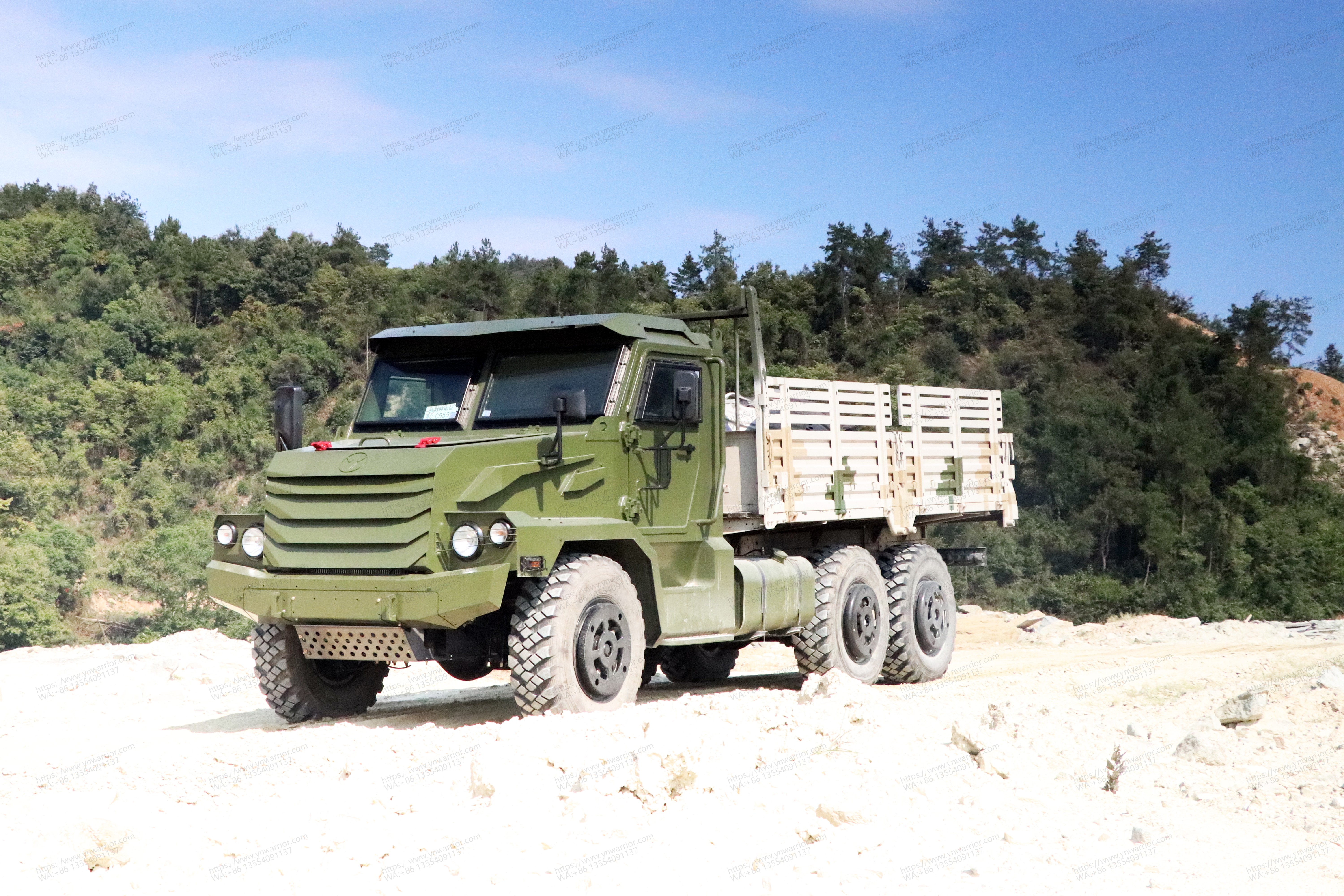 à prova de balas fora de estrada Dongfeng awd off-road Caminhão blindado 